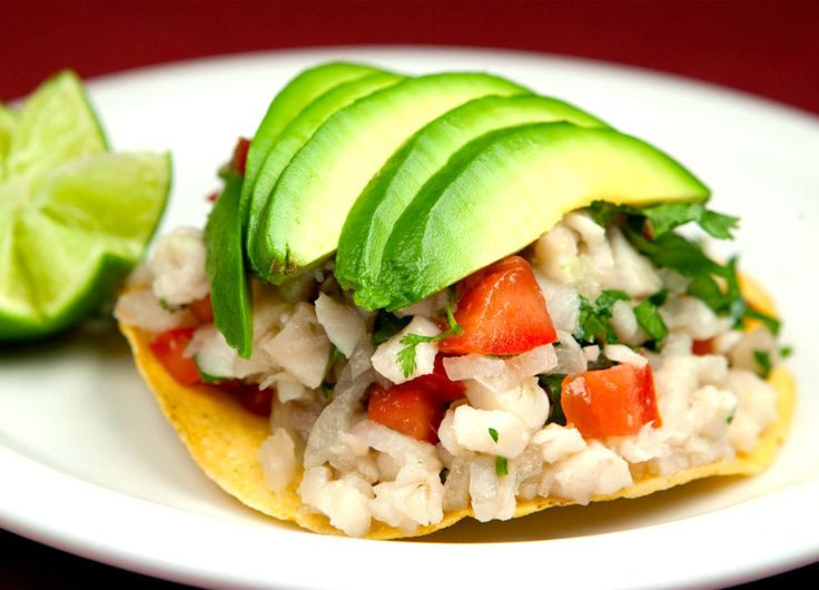 Tostada de Ceviche